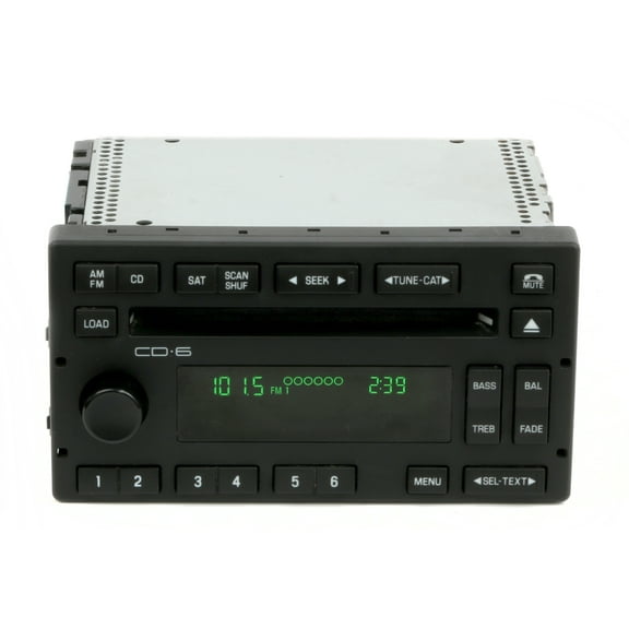 Restored 2006-10 Ford Mercury OEM AM FM Radio 6 Disc CD Player Part Number 6W7T-18C815-AA (Refurbished)