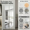 thumbnail image 5 of 16Pcs Mirror Sheets Self Adhesive Elegant Acrylic Mirror Sheets Flexible Peel and Stick Mirrors Self Adhesive Wall Mirrors Tiles for Bedrooms Living Rooms, 5 of 11