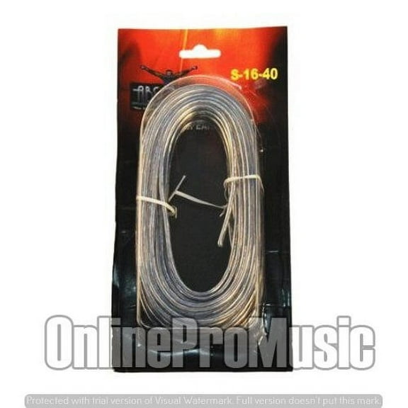 Absolute S1640 16-Gauge Speaker Wire (40 Feet)