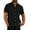 Short Sleeve - Dark Black, variant on COOFANDY Men's Linen Business Shirts Regular Plain Basic Slim Fit Designer Shirt