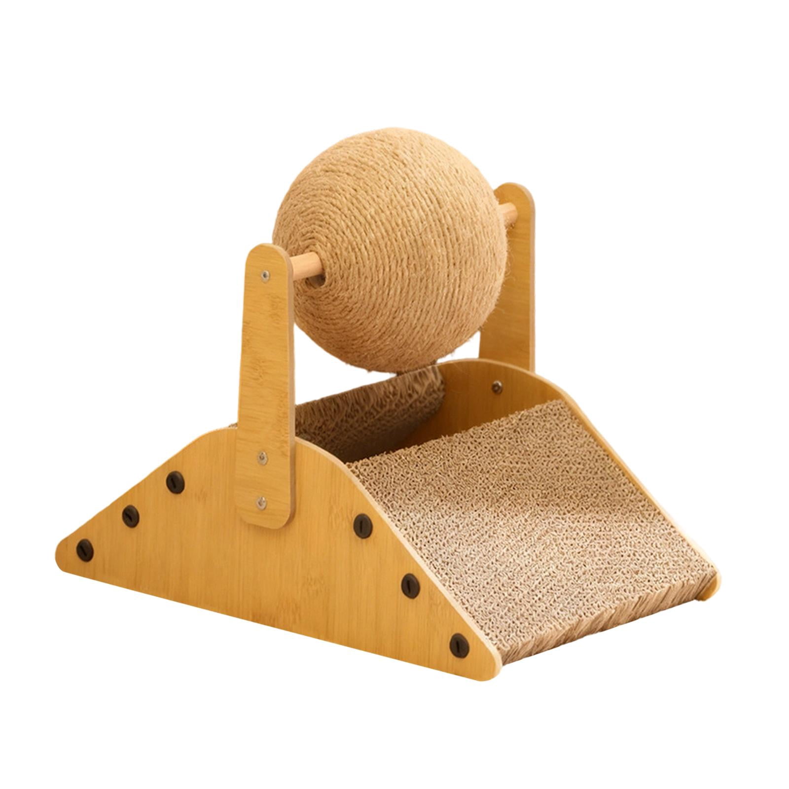 Bvdfgk Cat Scratcher Bed Kitten Scratch Pad Furniture Protector Sisal Scratcher Board with Ball for Sleeping Lying Playing Curled up S