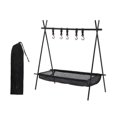 thumbnail image 1 of Frame+Net Bag Folding Camping Tripod Sundries Hanger 50x70x72cm, 1 of 5