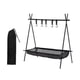 thumbnail image 1 of Frame+Net Bag Camping Rack Folding Camping Tripod Travel Sundries Hanger 61x100x105cm, 1 of 5