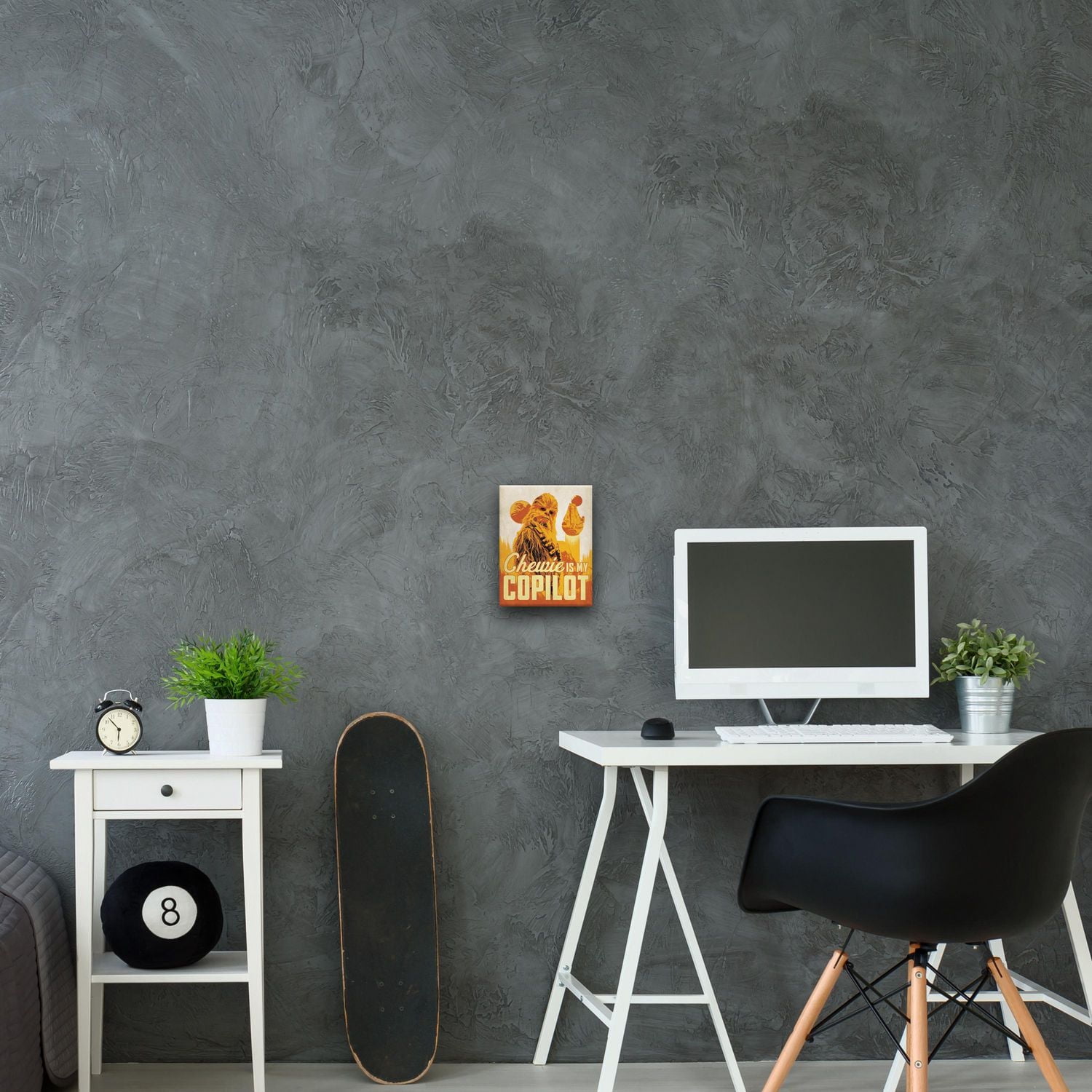 Artissimo Designs Copilot - Toile imprimée Chewie - 6.5W x 8.5H x .5D