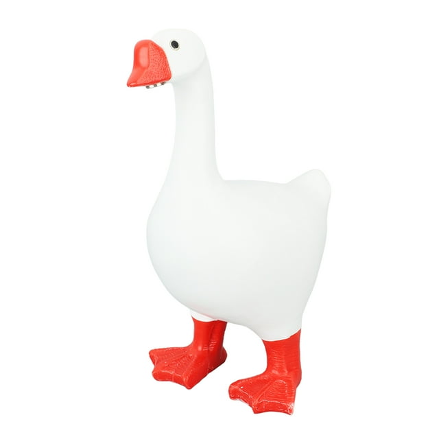 Llavero magnético en forma de ganso, estatua de Animal divertida y bonita de resina para el hogar, decoración para dormitorio