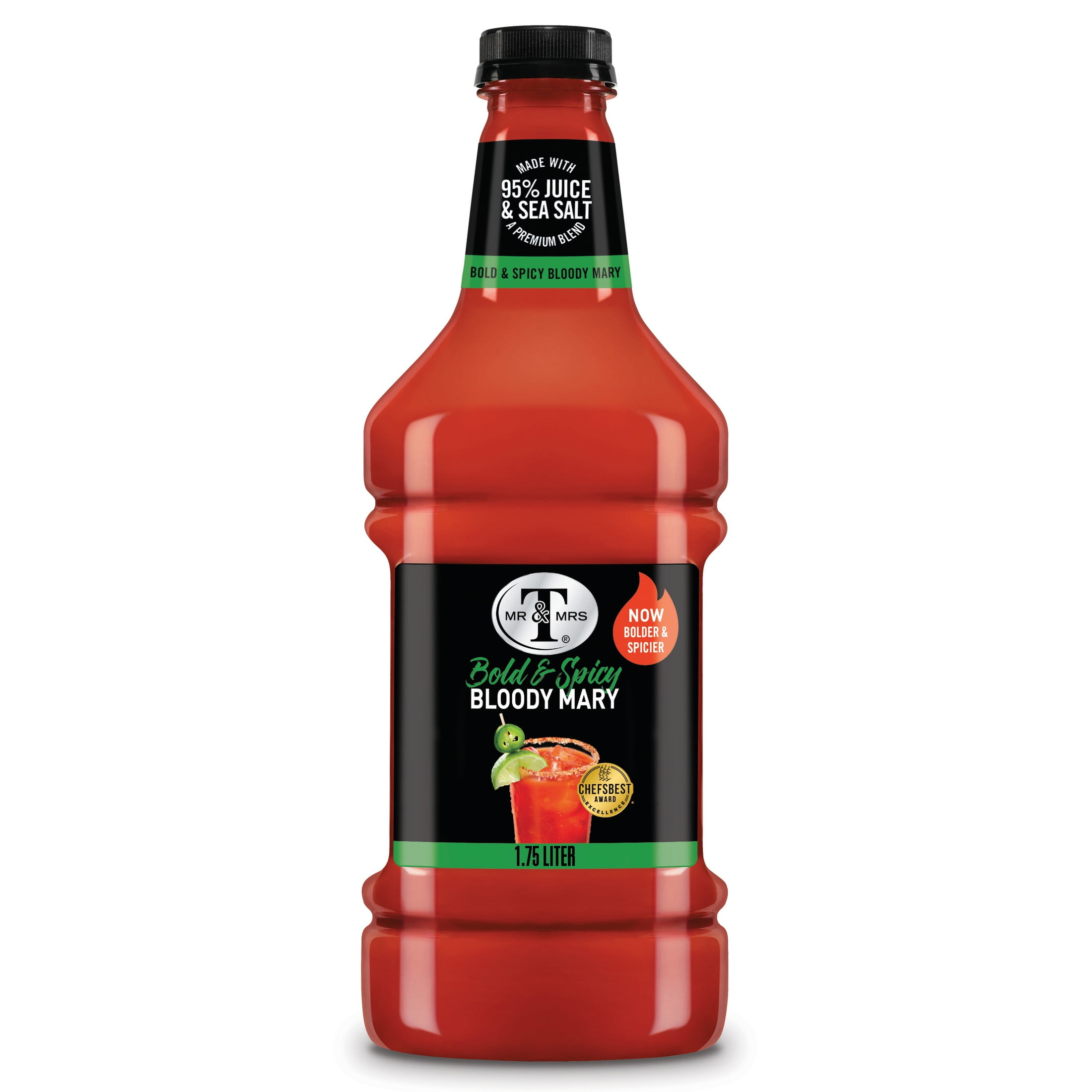 Mr & Mrs T, Bloody Mary Mix, 1.75 L, Original, Made with 95% Juice