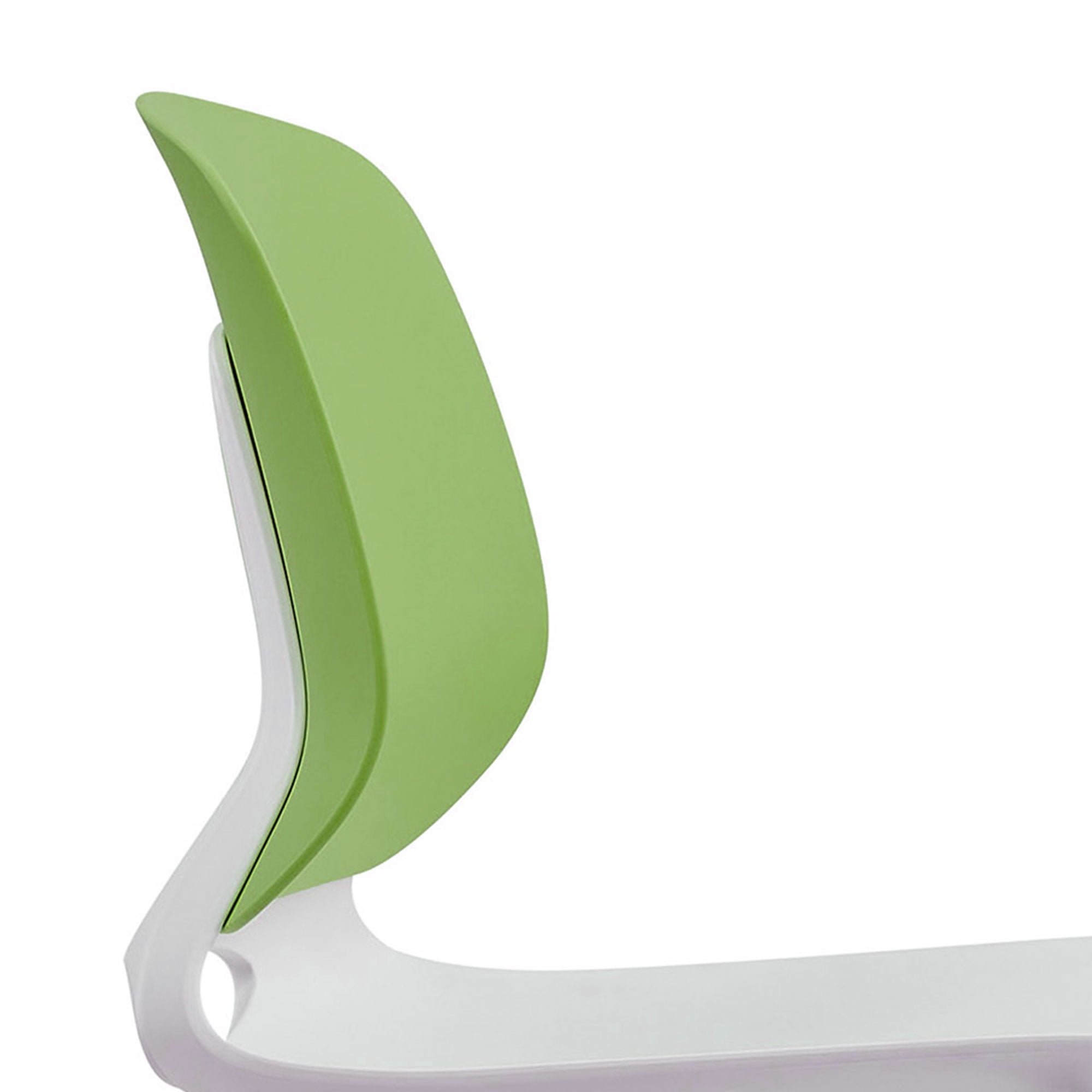 Modern Stackable Chair Set of 4, With Color Combination Of White And Green, Polypropylene Seats And Fiberglass Reinforced Backs, Dimensions 18.9 x 19.7 x 34.45 Inches