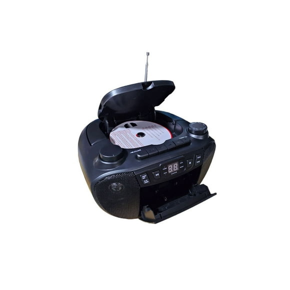 QFX Grabadora CD/MP3, Cassete, Bluetooth, USB, Radio AM/FM, Auxiliar