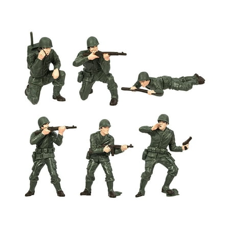 Army Men Designer TOOB 6 Piece Painted Replica Miniature (Best Paint For Miniature Figures)
