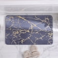 thumbnail image 3 of Marbling Bath Mat 16 X 24 Inch Soft Floor Rug Non Slip Water Absorbent Door, 3 of 8