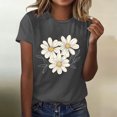 thumbnail image 4 of Sokhug Women's Fashion T-Shirts Funny Fish Graphic Crew Neck Tees Summer Casual Lightweight Breathable Athletic Tops, 4 of 6