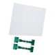 thumbnail image 5 of Pantalla de arcilla para protección de herramientas de cerámica, antiángulo ajustable para torno de cerámica clips verdes, 5 of 7