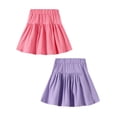 thumbnail image 2 of Faldas elásticas Fdqin plisadas con pantalones cortos para niñas de 13 a 14 años, 2 of 6