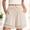 Beige, variant on Plus Size Pants Casual Loose Solid Short Loose Culottes Trousers Confy String Trousers Openwork Lace Pants Breathable Lounge Summer Pants 2026