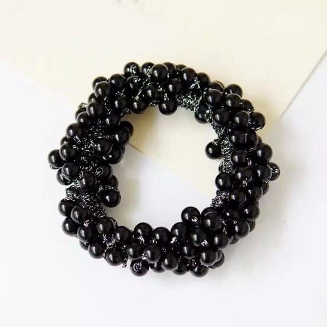 Cravates en Perles, Bandes de Cheveux en Perles Réutilisables Excellente Élasticité pour la Maison pour la Fête