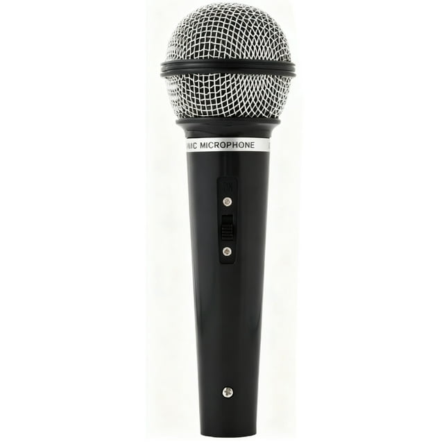 Black Fake Microphone Prop Toy Simulation Microphone Black Color For Children Performance Practice Interview Training Party Birthday Gift