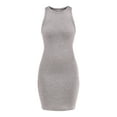 thumbnail image 2 of No Boundaries Women's Cotton Ribbed Dress, Sizes XS-3XL, 2 of 5
