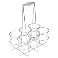 thumbnail image 1 of 6 Bottle Holder Party Basket Rack Caddy Stand for BBQ Hotel Bar Bottles, 1 of 7