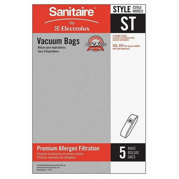 1Pack Sanitaire 63213B Vacuum Bags, PK5
