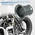 thumbnail image 2 of 55mm Velocity Stack Motorcycle Carburetor Air Filters Carb Funnel for Honda for Yamaha Titanium Tone, 2 of 6