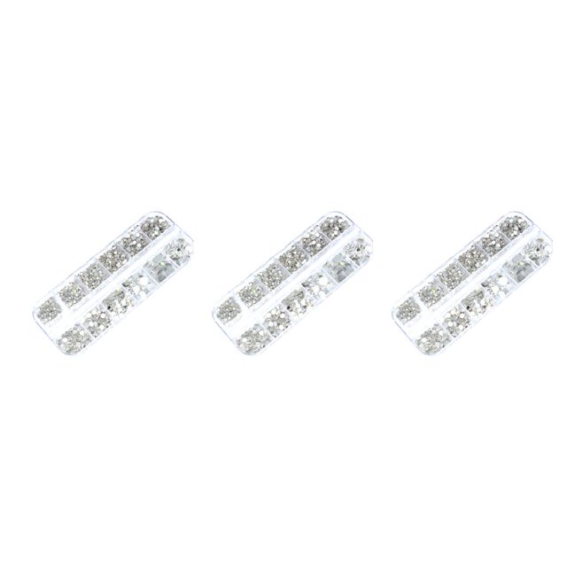 Seitruly Nail Pixie Beads Crystal Rhinestones Gravel Stone Suministros de bricolaje confiables Usos versátiles Llamativo para doméstico Type1 NO1