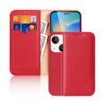 thumbnail image 1 of Étui Compatible avec iPhone14 Plus, Étui Portefeuille en Cuir Couverture Rabattable Blocage RFID Fentes pour Cartes Magnétique, 1 of 5