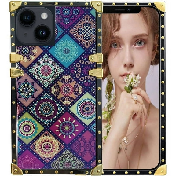 Entronixx for iPhone 14 Case for Girls Women, Slim Shockproof Heavy Duty for Girls Women Sparkle Shining Glitter Luxury TPU Cover for iPhone 14 6.1, Rainbow