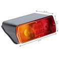 thumbnail image 3 of APSMOTIV Rear Combination Light Assembly Tail Lights with 12v bulbs and Rubber Gasket Suitable for MF New Holland 10 TW 30 Series, 3 of 5
