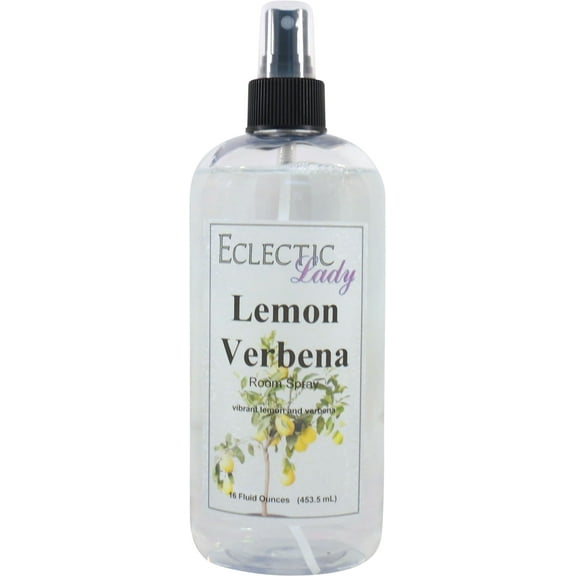 Lemon Verbena Room Spray by Eclectic Lady, 16 Ounces, Fragrant Aromatic Room Mist For Home, Room, Office