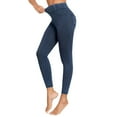 thumbnail image 2 of Dasayo High Waist Women's Tights Running Blue Yoga Stretch Slimming Leggings Trousers for Women L, 2 of 5