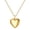 Gold, variant on Creative 29 MM CoMMemorative Heart-Shaped Titanium Steel Polished Necklace for Women Mom Daughter Simple Classic Charm Jewelry Gold