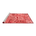 thumbnail image 2 of Ahgly Company Machine Washable Indoor Rectangle Patchwork Red Transitional Area Rugs, 5' x 7', 2 of 4