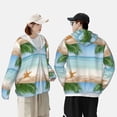 thumbnail image 6 of Haiem Starfish in Beach UPF 50+ Fishing Shirts for Men Long Sleeve UV Sun Protection Hoodie Non-Mask Outdoor Hiking Shirts, 6 of 9