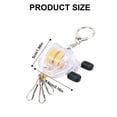 thumbnail image 5 of Quick Buckle Keychain Fishing Reel Keychain Fishing Accessories Telescopic Buckle Buckle Retractable Wire Rope, 5 of 8