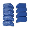 thumbnail image 3 of 9x Fundas para cabezas de hierro de golf Fundas para cabezas de palos de golf Fundas para cuñas de golf Protectores de palos de golf para Azul, 3 of 8