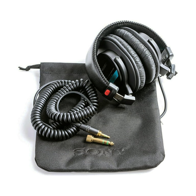 Sony MDR-7506 Professional Folding Headphones with Leather Earpads