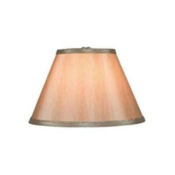 Bronze Silk 12 Inch Empire Lampshade with Washer Fitter 6x12x8