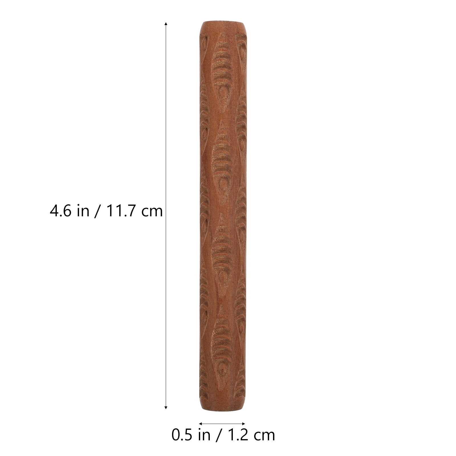 WORGEOUS 5-Piece Pottery Tool Set with Printed Mud Boards, Reusable Clay Sculpting Tools 11.7x1.2CM for Ceramic Art