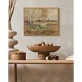 thumbnail image 3 of Drsoum Vintage Flower Field Landscape Wall Art Rustic Retro Countryside Scenery Prints Classic Decorations for Home Office Bedroom 8x10in Natural Framed, 3 of 6