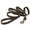 Brown, variant on 6' Genuine Leather Braided Dog Leash Brown 3/4" Wide for Largest Breeds