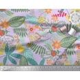 thumbnail image 3 of Soimoi Cotton Duck Fabric Leaves & Floral Artistic Print Fabric by Yard 42 Inch Wide, 3 of 3