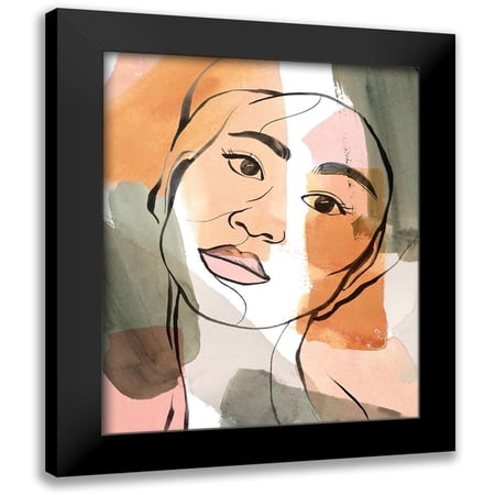 Warren, Annie 12x14 Black Modern Framed Museum Art Print Titled - Earthly Angels III