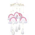thumbnail image 1 of Cuna Móvil Para Bebé, Carillón Móvil, Sonajero, Juguete, Macramé, Arco Iris, Recién Nacido, Guardería, Cama Colgante, Campana, Regalo Para Niños Y Niñas matsuzay BA001336-03, 1 of 6
