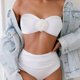 thumbnail image 2 of Traje baño lentejuelas brillantes para mujer, Bikinis con alambre, parte superior y parte inferior cintura traje, 2 of 5
