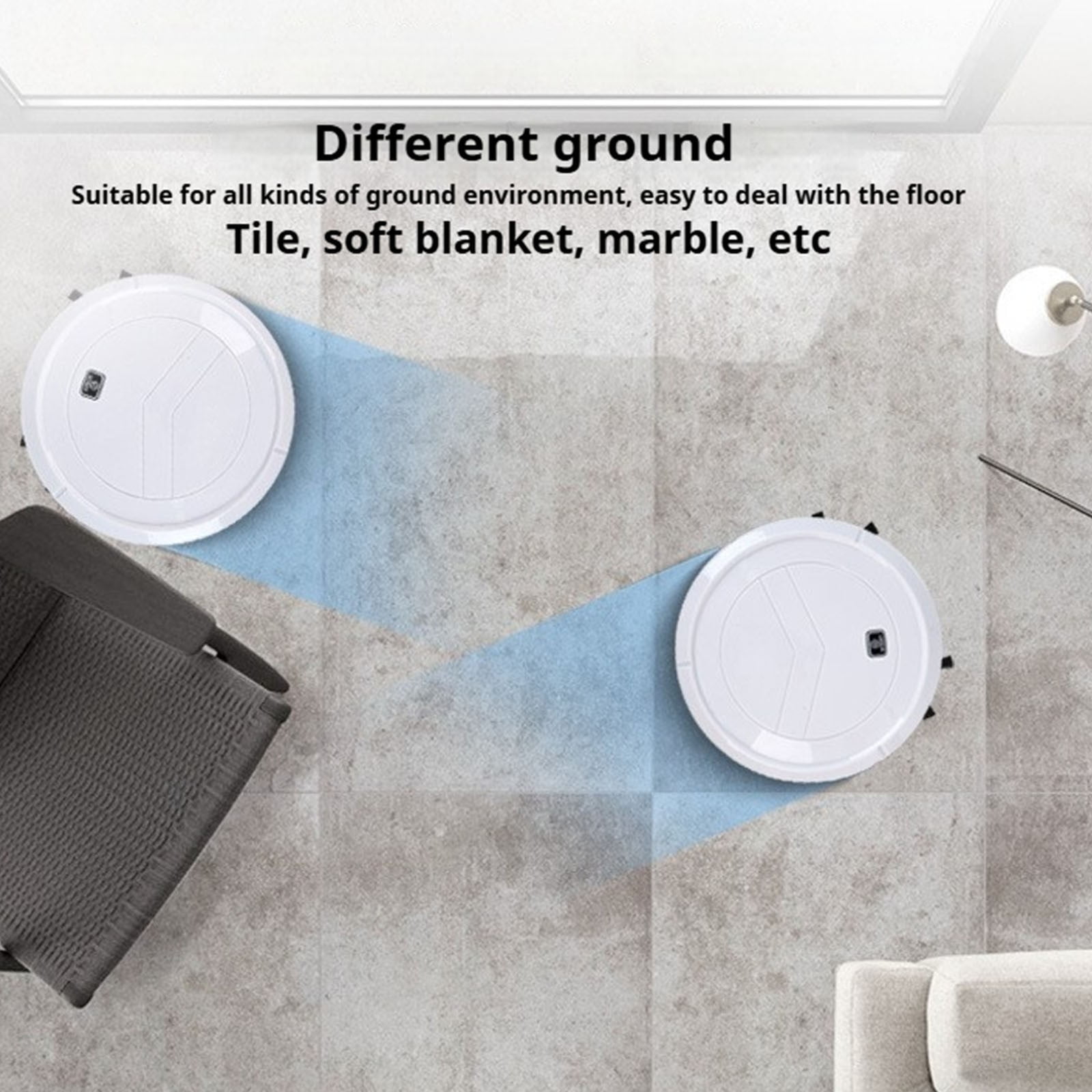 Byujiro Home Robot Vacuum Cleaner 2-in-1 Vacuuming & Mopping for Hard Floors & Carpets