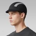 thumbnail image 3 of Unisex Quick-Dry Helmet Liner Cap with Short Brim - Breathable Mesh Cycling Skull Cap, Moisture-Wicking Sun Hat for Running, Motorcycle, Outdoor Sports Dark Gray one size, 3 of 5