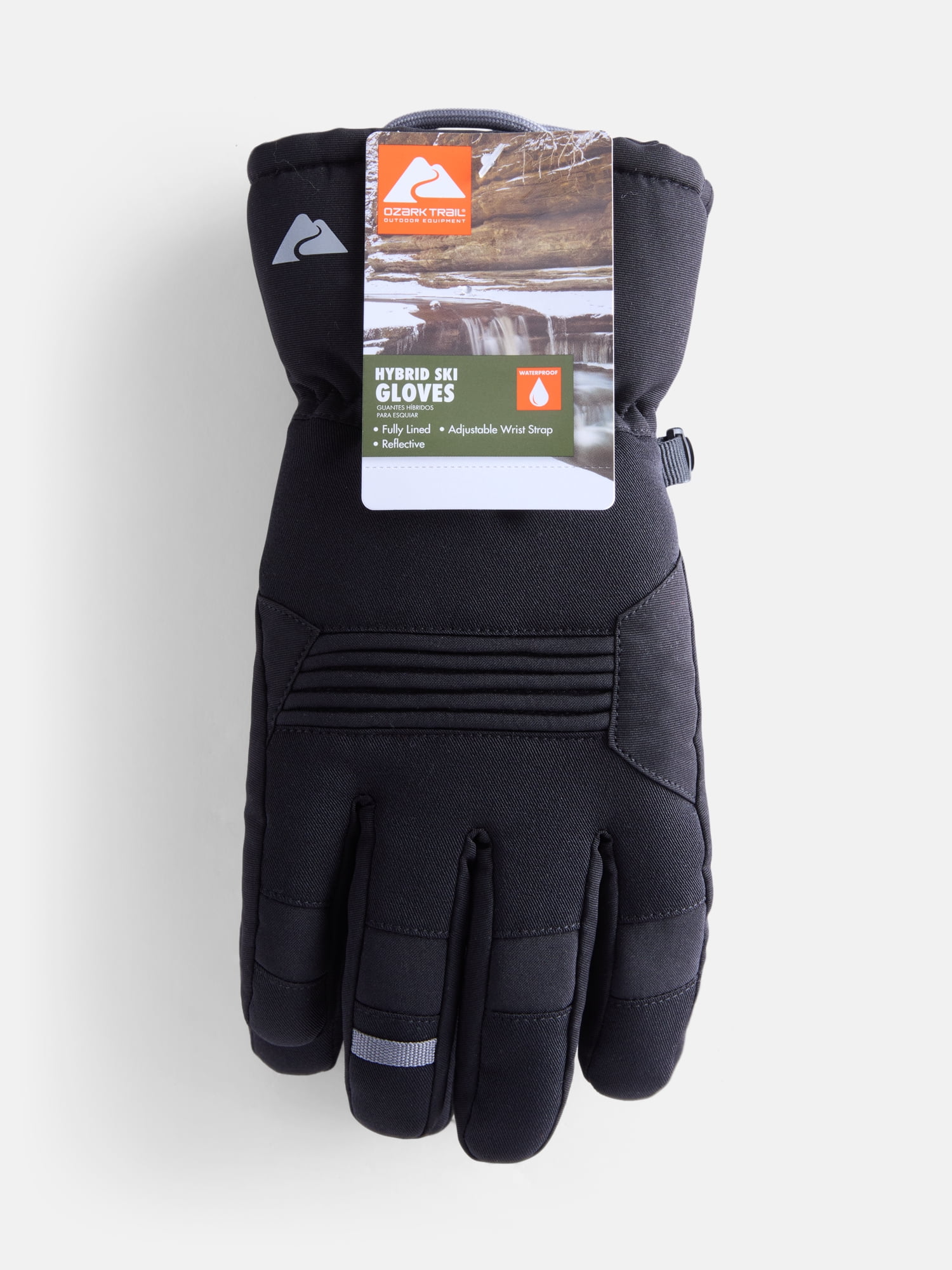 Ozark Trail Boys Hybrid Ski Gloves, Sizes S-XL