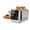 Stainless Steel, variant on Inspirex 4-Slice Touchscreen Toaster, White