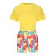 thumbnail image 4 of Traje de cintura con estampado floral de verano para mujer Traje casual de dos piezas a la moda Wmkox8yi bvn969, 4 of 9