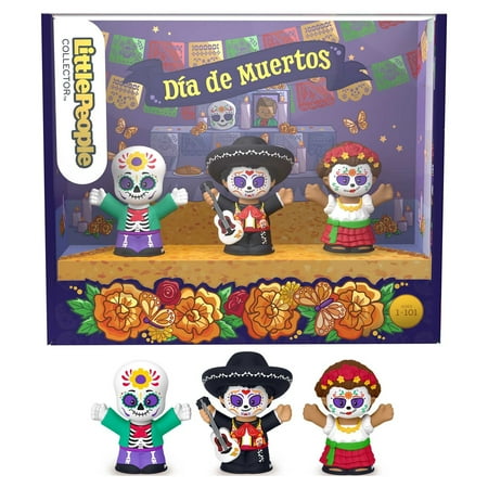 UPC: 0194735123834 | Little People Collector Día de Muertos Special Edition Set for Adults & Kids 3 Figures